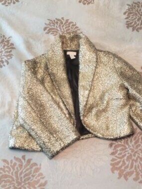 Gold foil event jacket